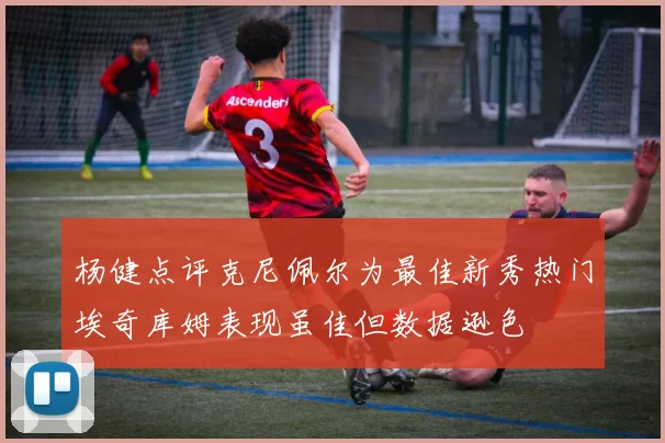 杨健点评克尼佩尔为最佳新秀热门埃奇库姆表现虽佳但数据逊色