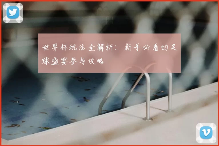 世界杯玩法全解析:新手必看的足球盛宴参与攻略